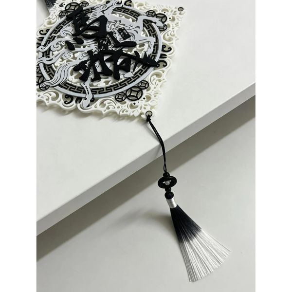 【海外代購】阿喵工坊 墨染馬到成功福字掛件 