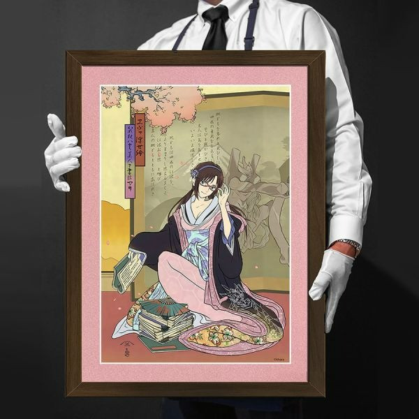 【海外代購】千鳥社《真希波 浮世繪》EVA新世紀福音戰士午睡毯地毯裝飾畫 
