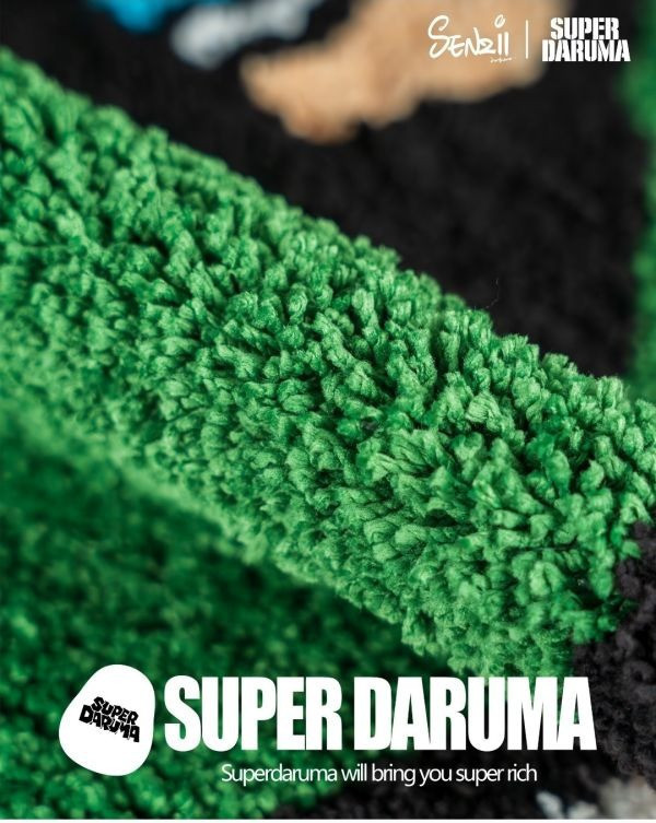 【海外代購】SENZII HOME 超級達摩 SuperDaruma 發財地毯 