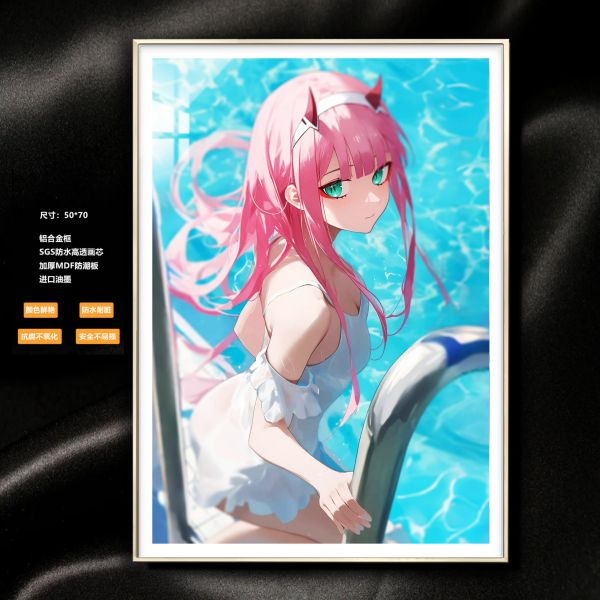 【海外代購】阿喵畫社 泳池 零二 超大超清裝飾畫 