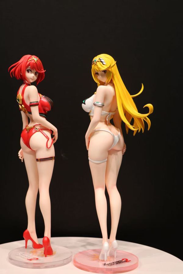 【預定】森炎 SY 女角色輕雕像系列 第一款 異度之刃 光Mythra&焰 Pyra 共鳴 