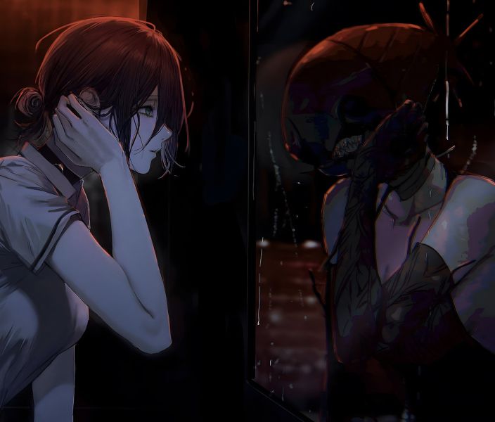 【海外代購】H2 《波姆蕾塞》電鋸人鏈鋸人Reze炸彈惡魔動畫二次元裝飾畫 