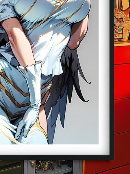 【海外代購】巴洛克 《俏皮雅兒貝德》阿貝多正妃Overlord安茲烏爾恭骨王裝飾畫冰箱貼 