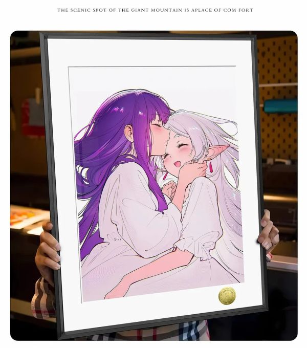 【海外代購】皇呱 《母女相擁》葬送的芙莉蓮菲倫芙莉蓮裝飾畫 午睡毯 地毯 