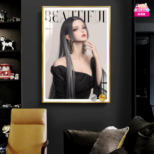 【海外代購】阿喵畫社 墨紗韻 凝香 波雅・漢庫克女帝 8k主題高清裝飾畫 