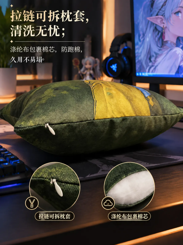 【海外代購】千鳥社 芙莉蓮×耳環 靠墊 