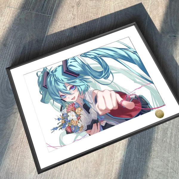 【海外代購】皇呱 《初音的約定》初音未來裝飾畫 午睡毯 地毯 