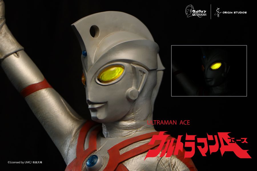 【預定】Origin 經典奧特曼M78典藏立像艾斯登場姿勢正版雕像 