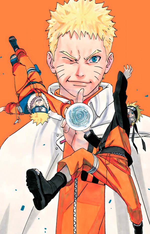 【海外代購】H2 《鳴人佐助》火影忍者七代目寫輪眼動漫二次元裝飾畫 