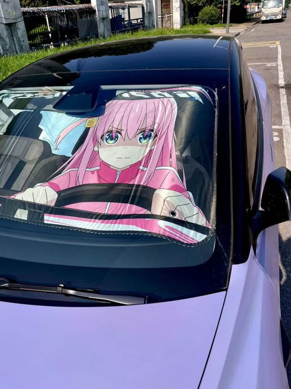 【海外代購】千鳥社 孤獨搖滾 後藤一里波奇醬遮陽隔熱膜 