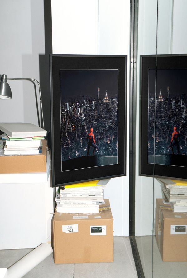 【海外代購】千鳥社 《蜘蛛人 都會風格》蜘蛛人漫威spiderman夜景美漫午睡毯地毯裝飾畫 