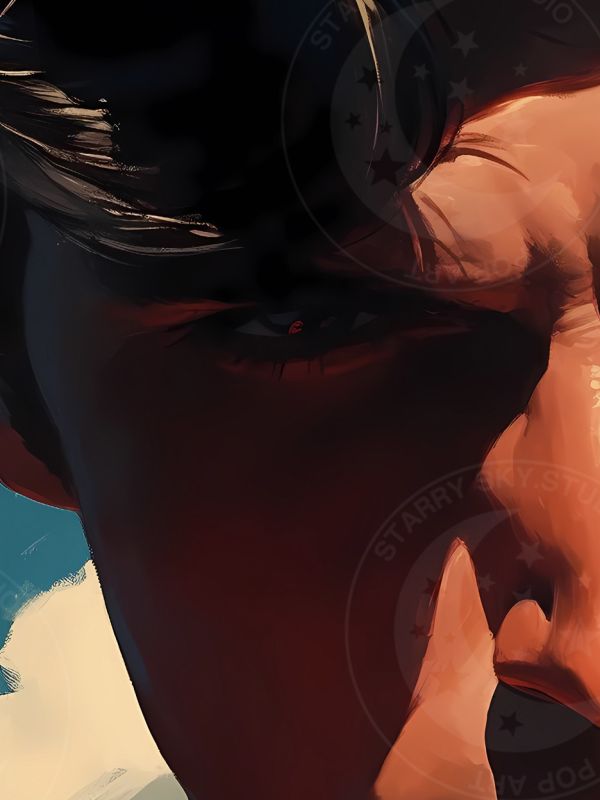 【海外代購】星空《大超》dc鋼鐵之軀克拉克superman動漫二次元裝飾畫 