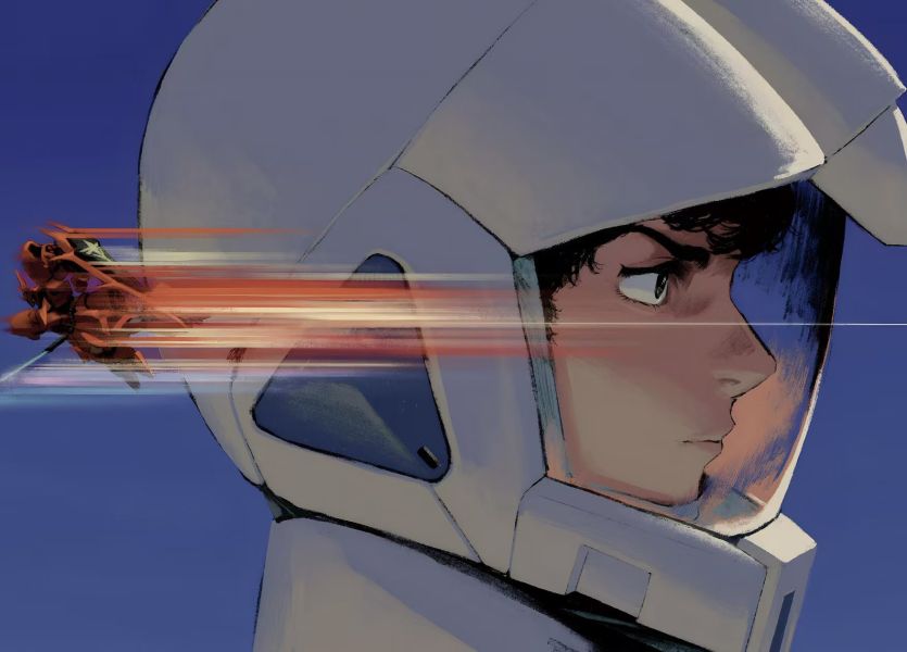 【海外代購】H2 《阿姆羅夏亞》機動戰士鋼彈敢達沙扎比Gundam裝飾畫 