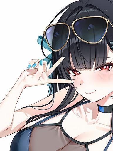 【海外代購】巴洛克 《YES莉音》天雨亞子Rio明日奈蔚藍檔案遊戲動畫裝飾畫 