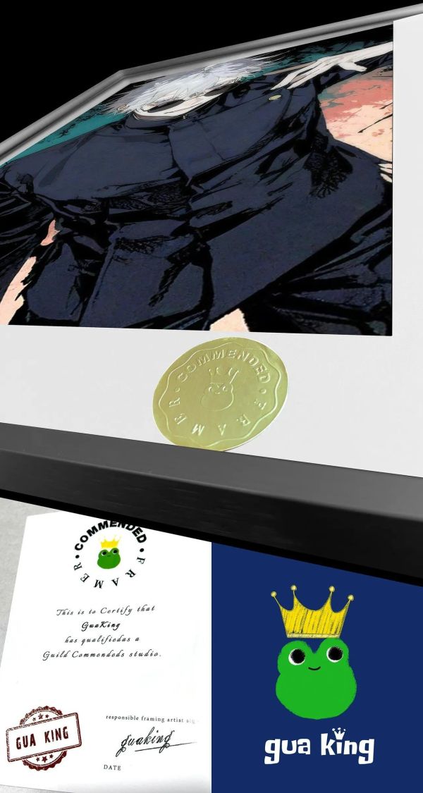 【海外代購】皇呱 《蒼眸破墨五條悟》咒術回戰裝飾畫 午睡毯  地毯 