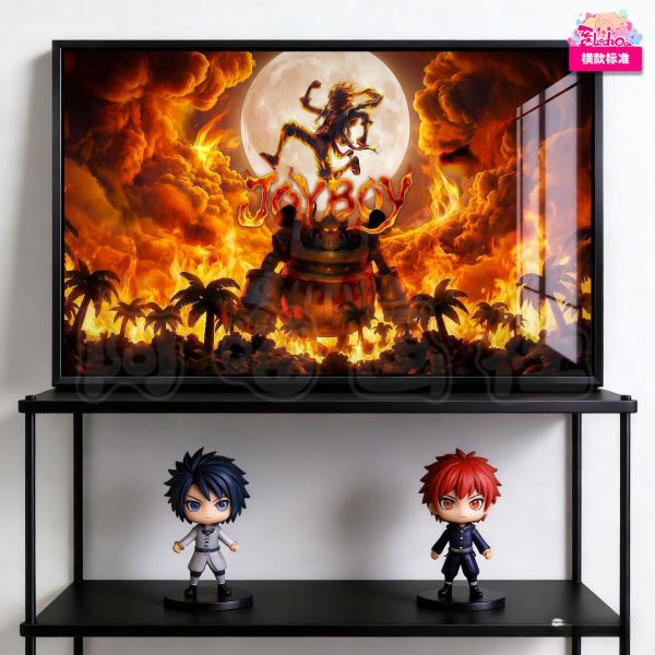 【海外代購】阿喵畫社 JOYBOY歸來 鋼鐵炙焰狂想曲五幅套裝 海賊王新品異形套組裝飾畫 滑鼠墊 床頭地墊 