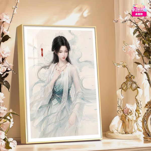 【海外代購】阿喵畫社 國色天香 宋玉仙子 新品8K主題超清裝飾畫 冰箱貼 