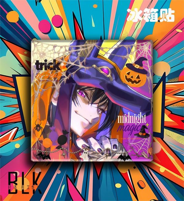 【海外代購】巴洛克《萬聖節魯魯修/CC》反叛的魯路修魔神動漫裝飾畫冰箱貼 