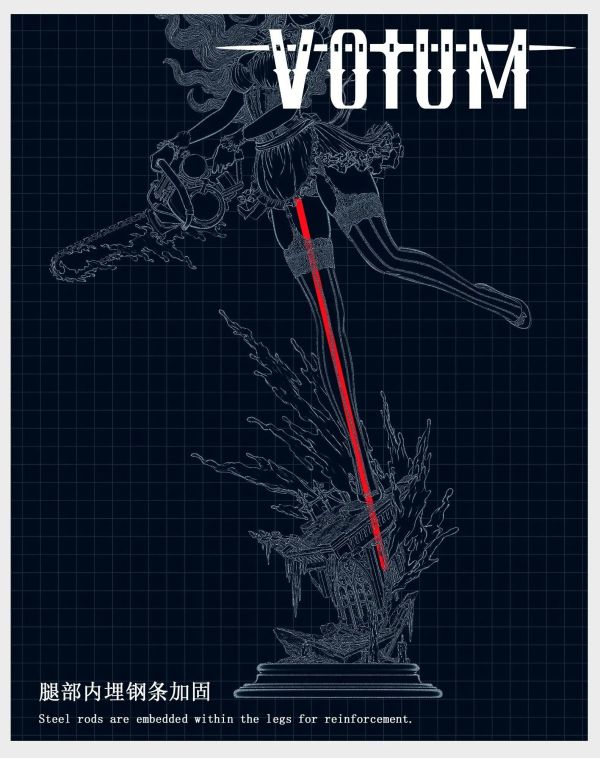 【預定】正版授權 縛願 Votum Studio 1/4收藏級雕像-血契·女僕 