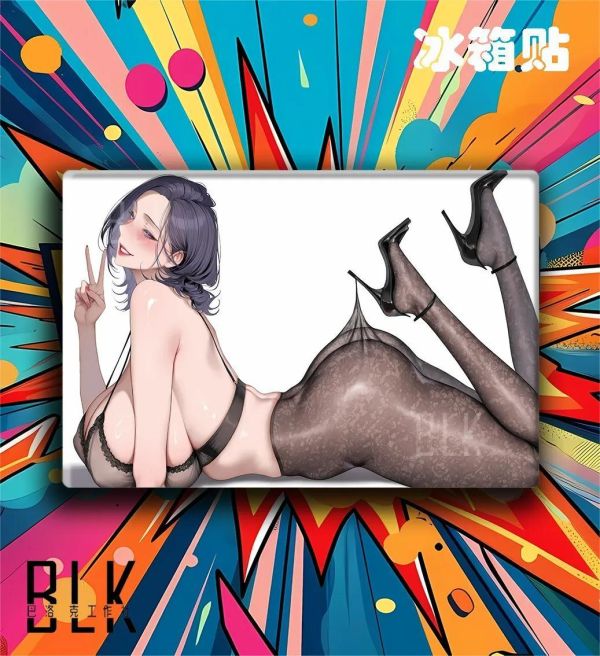 【海外代購】巴洛克 《絲襪金美庭》美麗新世界金組長裝飾畫冰箱貼 