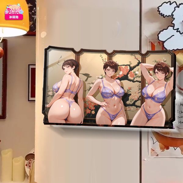 【海外代購】阿喵畫社 動漫冰箱貼第一百三十九彈拳皇系列 高透亞克力磁吸冰箱貼 