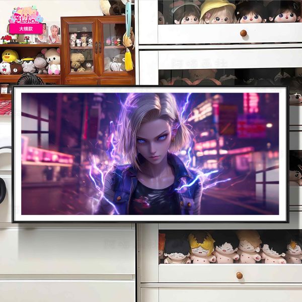 【海外代購】阿喵畫社 賽博霓虹 18號 8k主題高清裝飾畫 滑鼠墊 冰箱貼 