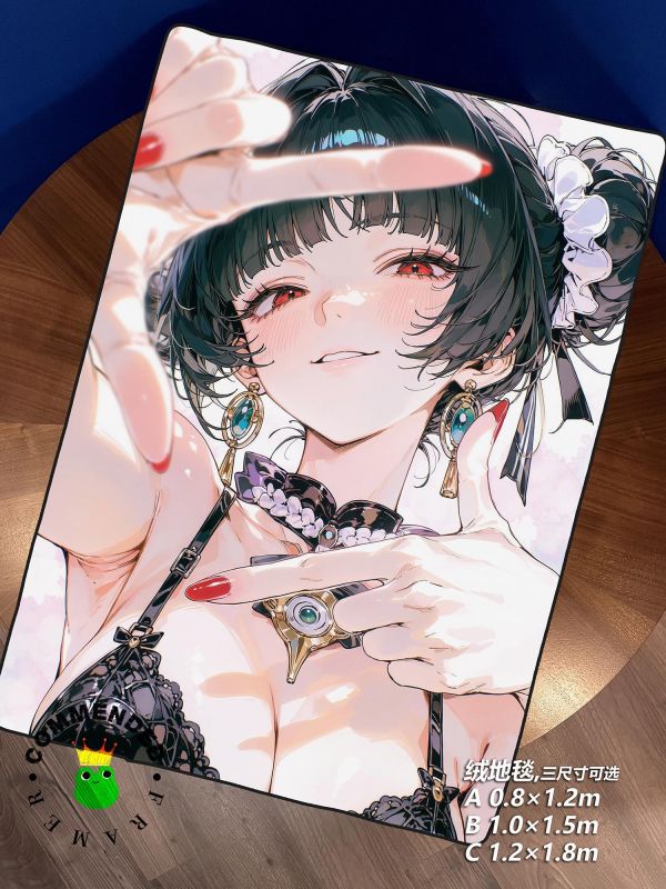 【海外代購】皇呱 《鎖定的愛》 勝利女神：妮姬D: 殺手之妻同人周邊裝飾畫 午睡毯 地毯 