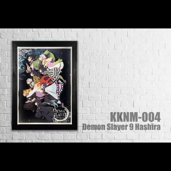 【海外代購】黑白畫映 B&W Demon Slayer 9 柱 立體裝飾畫 