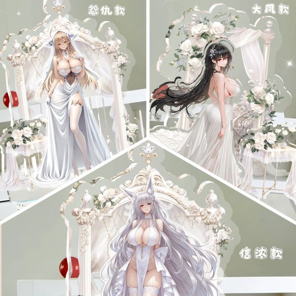 【海外代購】阿喵畫社 立牌第七彈婚紗大鳳 婚紗怨仇 婚紗信濃 25cm大型多層異形壓克力立牌 
