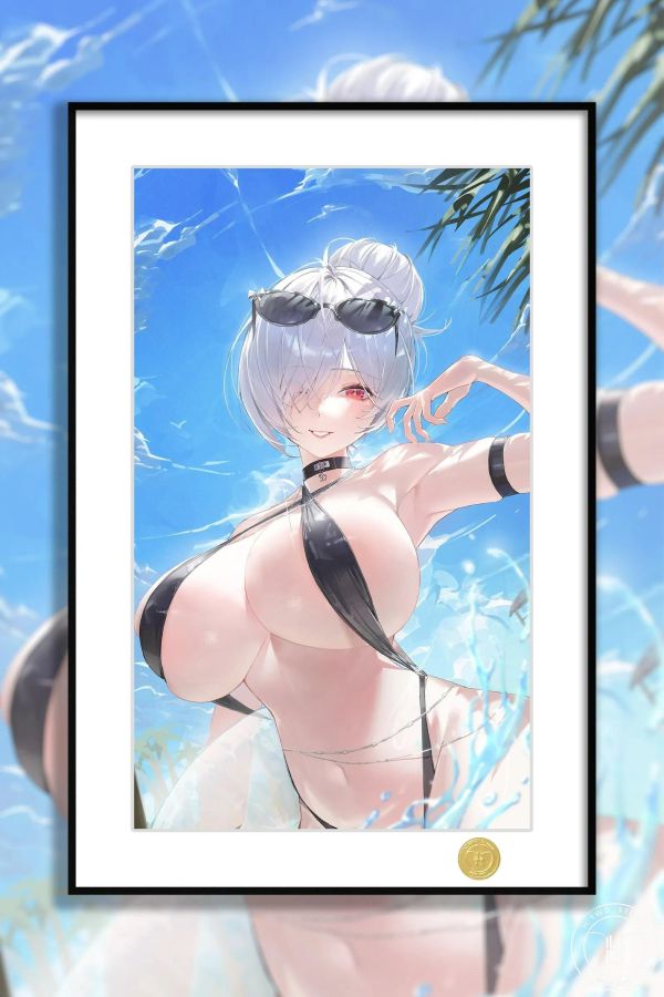【海外代購】H2工作室 《泳裝灰姑娘》勝利女神妮姬裝飾畫 