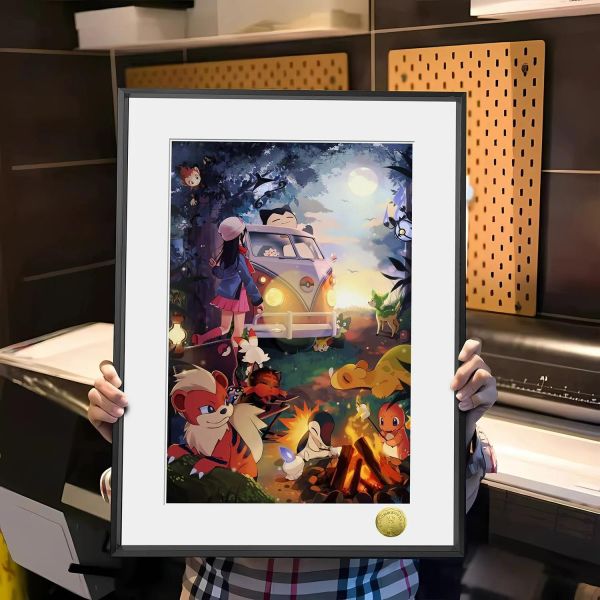 【海外代購】皇呱 《火系寶可夢》寶可夢裝飾畫 午睡毯  地毯 