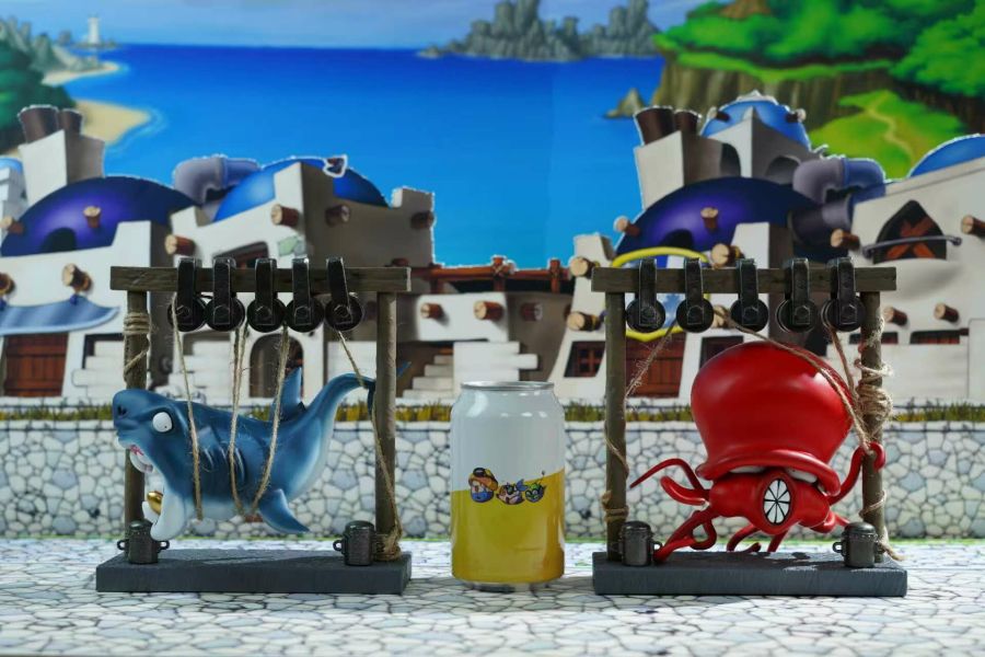 【預定】YMG 場景 明珠巷鯊魚章魚架子 