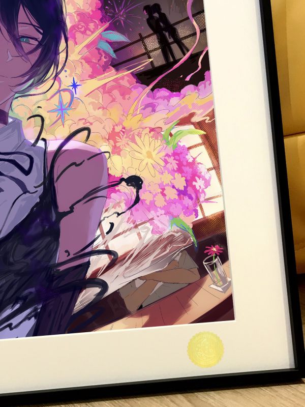 【海外代購】星空 《蕾塞大合集》電鋸人reze鏈鋸人蕾塞篇Chainsaw Man電次瑪奇瑪帕瓦動畫裝飾畫