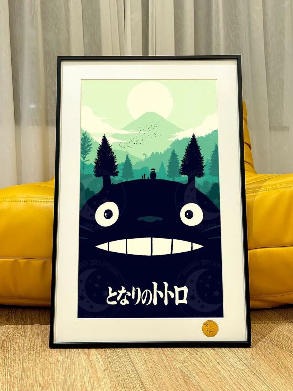 【海外代購】星空《龍貓森林》隔壁的特特羅草壁米大卷裝飾畫 