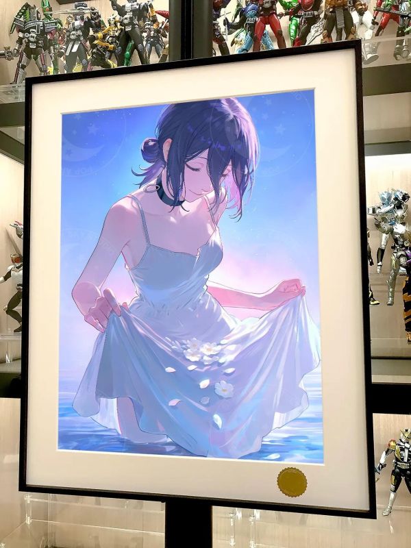 【海外代購】星空 《謝幕蕾塞》電鋸人Reze裝飾畫 