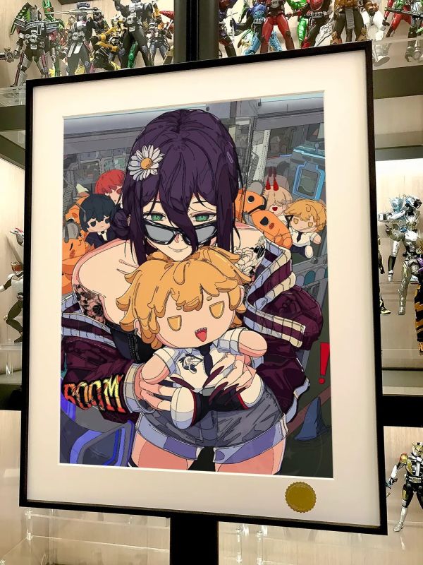 【海外代購】星空《娃娃機蕾塞》Chainsaw Man電鋸人裝飾畫 