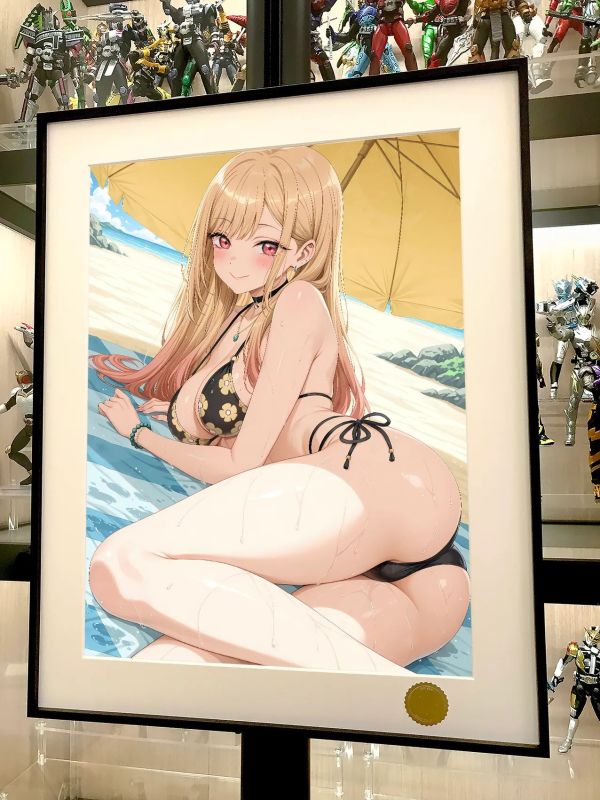 【海外代購】星空《沙灘喜多川》喜多川海夢更衣人偶墜入愛河裝飾畫 