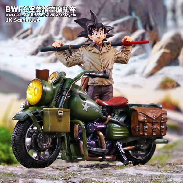 【預定】jackdo DB扉頁載具-軍裝摩托車 