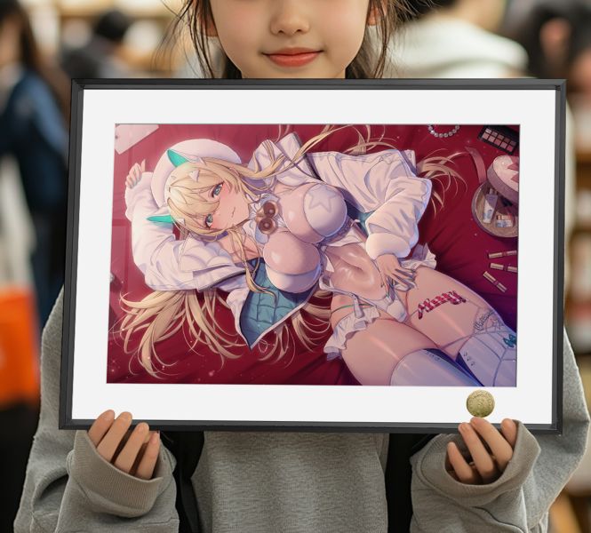 【海外代購】皇呱 《露菲：冬日購物狂》勝利女神：妮姬nikke聖誕露菲同人周邊裝飾畫 