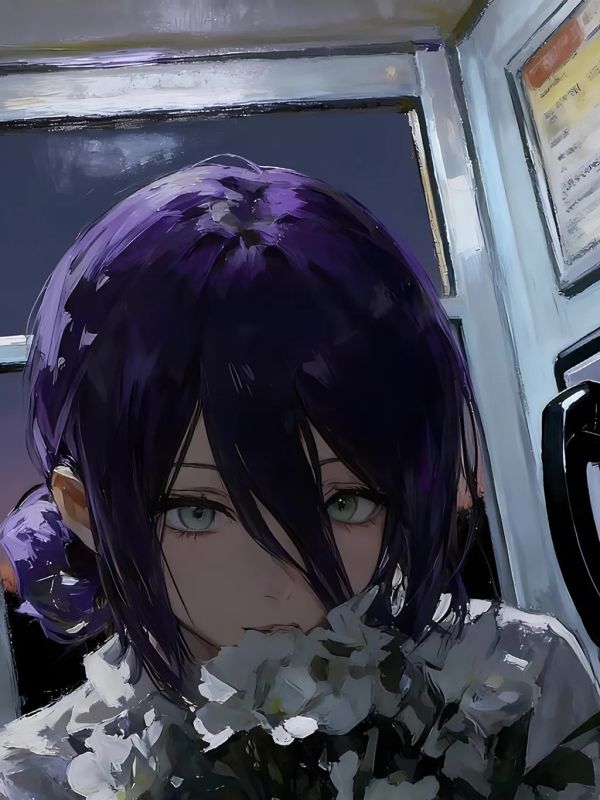 【海外代購】星空 《電話亭蕾塞》Chainsaw Man電鋸人Reze裝飾畫 