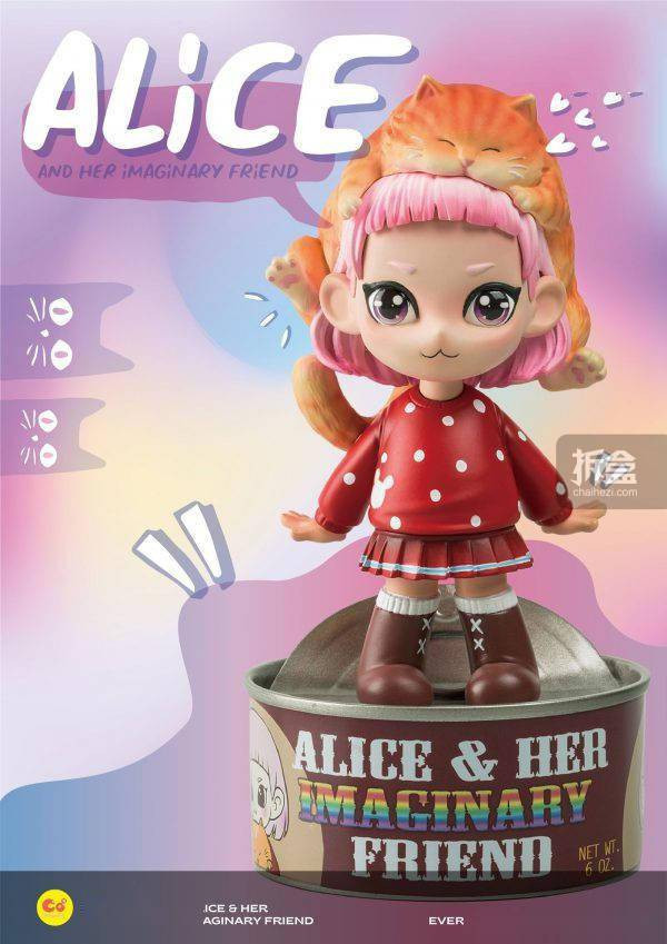 【海外代購】The Cave 愛麗絲與幻想生物 罐頭貓 起司鼠 