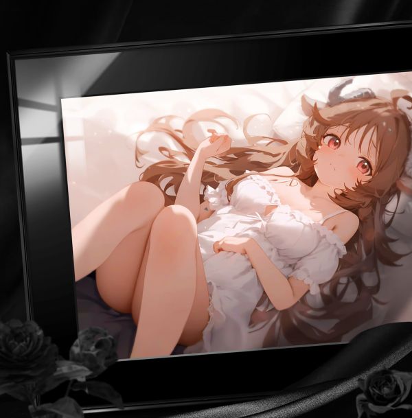 【海外代購】阿喵畫社 明日方舟 小羊 艾雅法拉 展館級8k超清精裱畫 