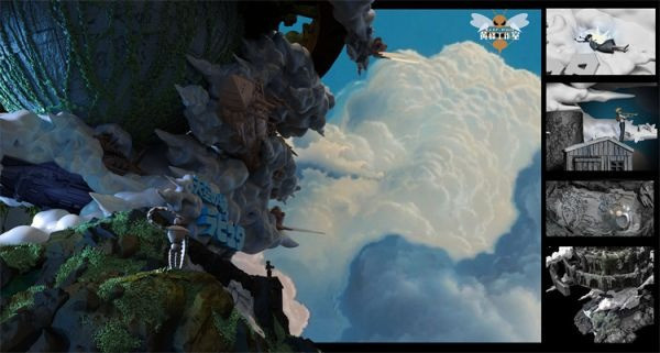 【海外現貨】黃蜂 宮崎駿經典場景 003 天空之城 