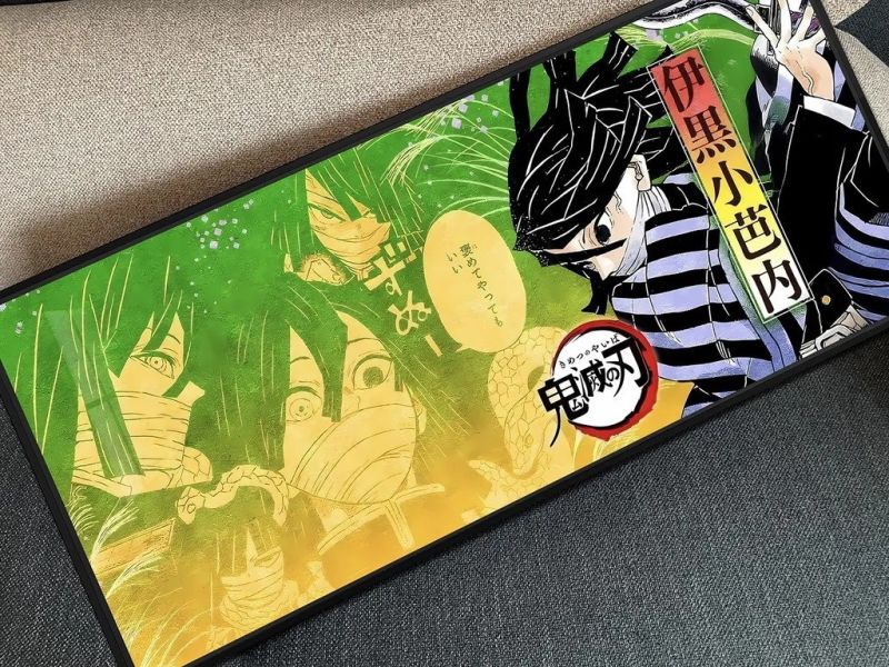 【海外代購】千鳥社《蛇柱》鬼滅之刃無限城伊黑小芭內鼠標墊裝飾畫 