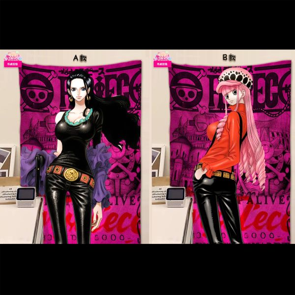 【海外代購】阿喵畫社 黑海傳說羅賓佩羅娜雙聯 8k主題高清裝飾畫 牆面掛毯 冰箱貼 