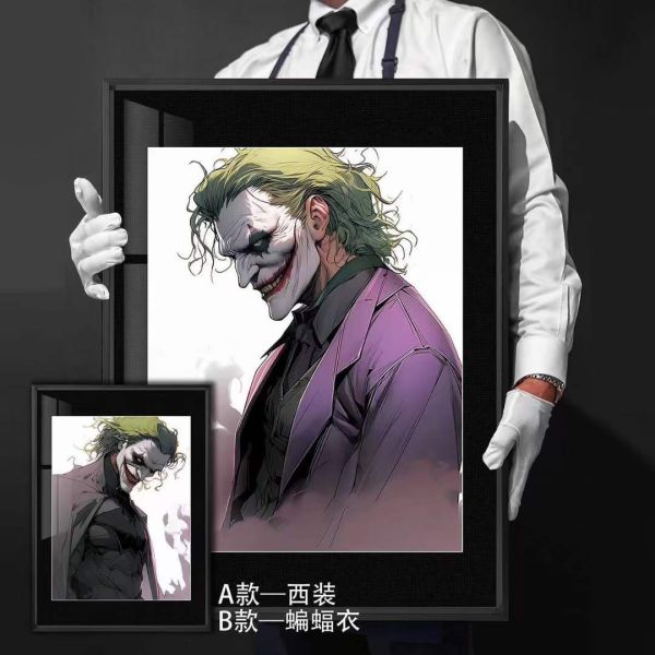 【海外代購】千鳥社 小丑單人照 Joker蝙蝠俠哥譚裝飾畫 