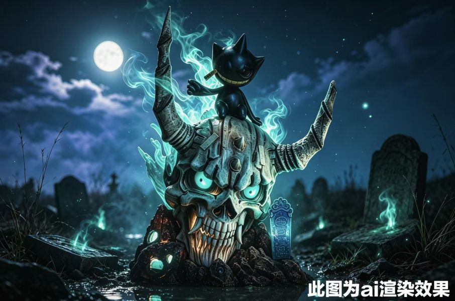 【預定】LM 幽靈場景系列 第二彈－骷髏詛咒娃娃 