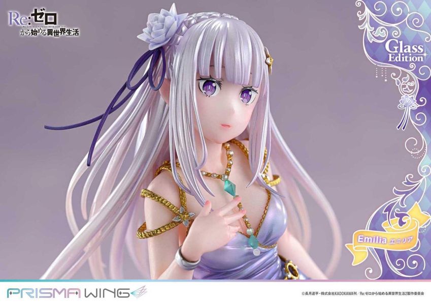 【預定】Prime 1 P1S PRISMA WING PW Re：從零開始的異世界生活 愛蜜莉雅 玻璃杯款PWRZR-04 