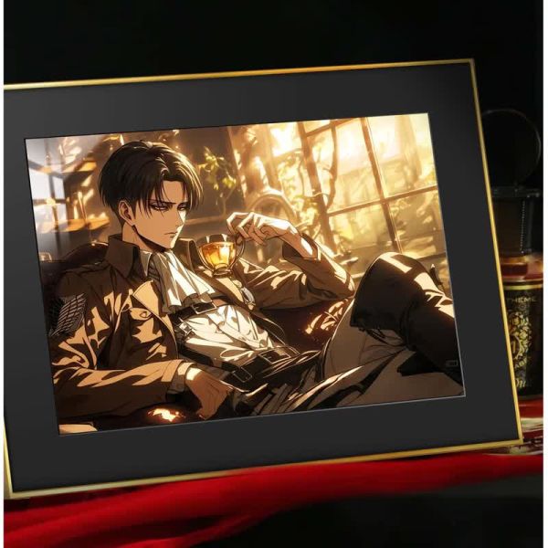 【海外代購】阿喵畫社 利威爾 阿克曼 進擊的巨人 兵長 裝飾畫 