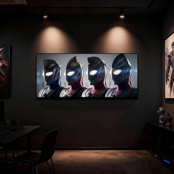 【海外代購】千鳥社 《平成奧特曼第二彈》人間體聲優演員簽名鼠標墊裝飾畫 